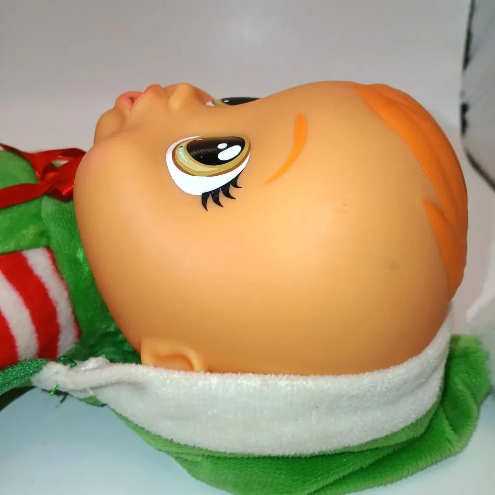 Cry Babies Tiny Cuddles Christmas Elf 10 inch Baby Doll